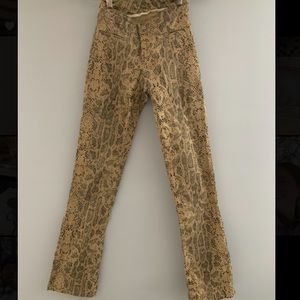 Vintage snake pants